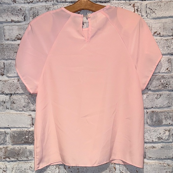 Vintage Pink Blouse with Emblem - Picture 5 of 5